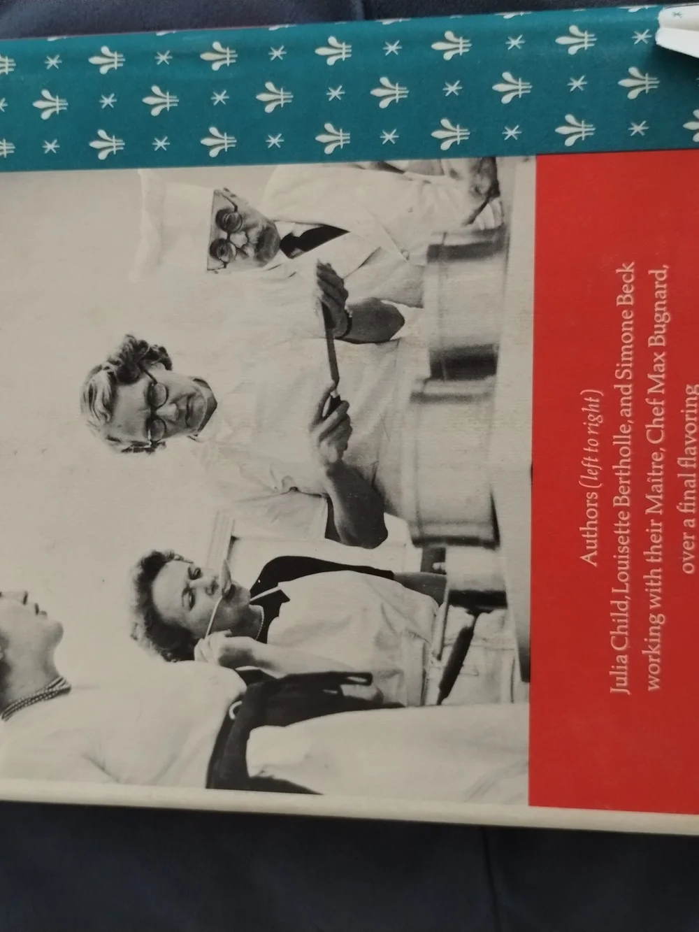 Mastering the Art of French Cooking - Teal and Cream Cookbook
